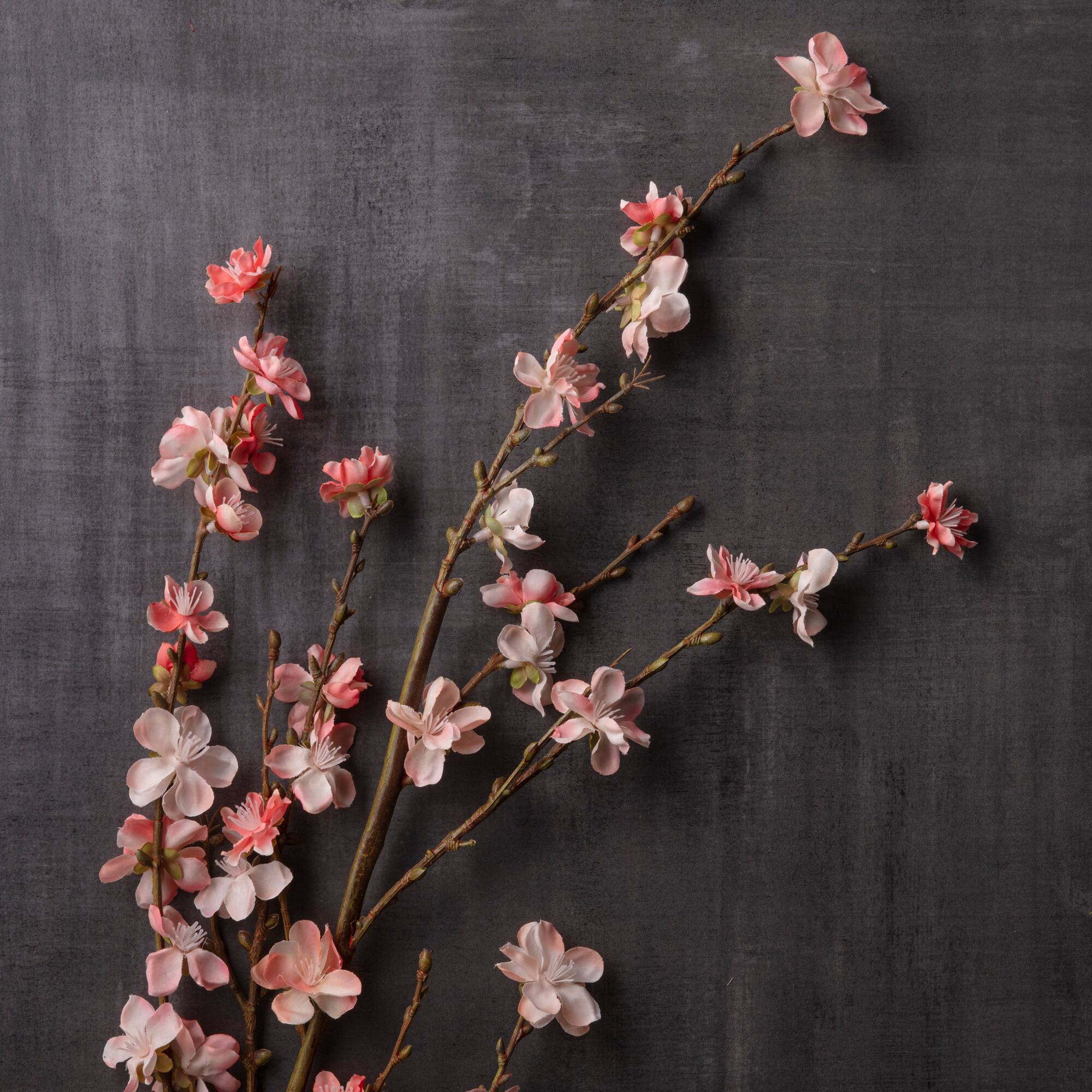 12 Pack: Coral Peach Blossom Spray by Ashland®